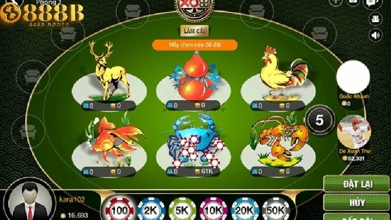 Những chiến thuật chơi game Bầu Cua